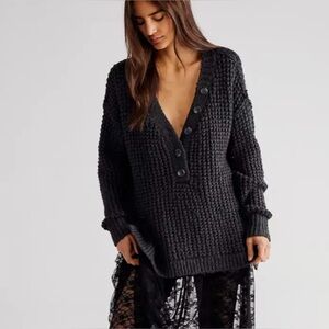 Free People Whistle Thermal Henley